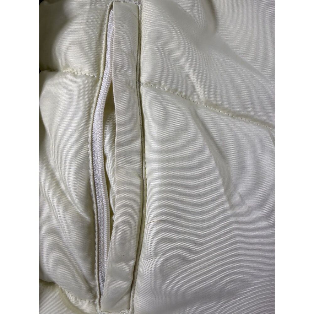 Abercrombie & Fitch Ivory Puffer Cozy Jacket Size Small - Picture 5 of 7
